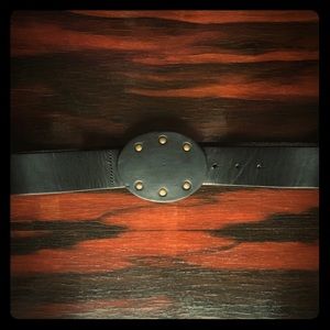 Banana Republic Black Leather Belt XS 28”-32”